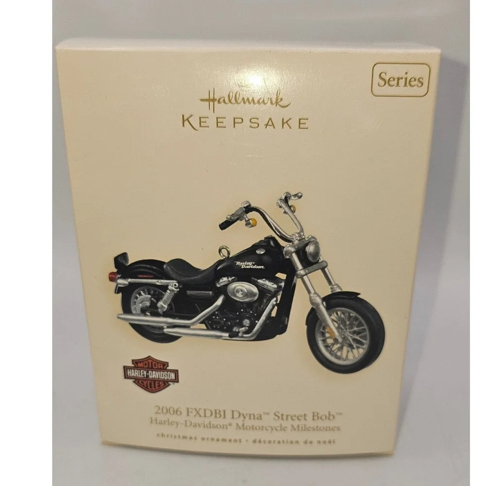 Hallmark Keepsake Harley-Davidson Motorcycle Milestones Ornaments Set 6 2006-11